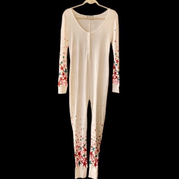 Wildfox Couture Size S Star Girl Stay in One Piece Pajama Jumpsuit - Picture 5 of 9